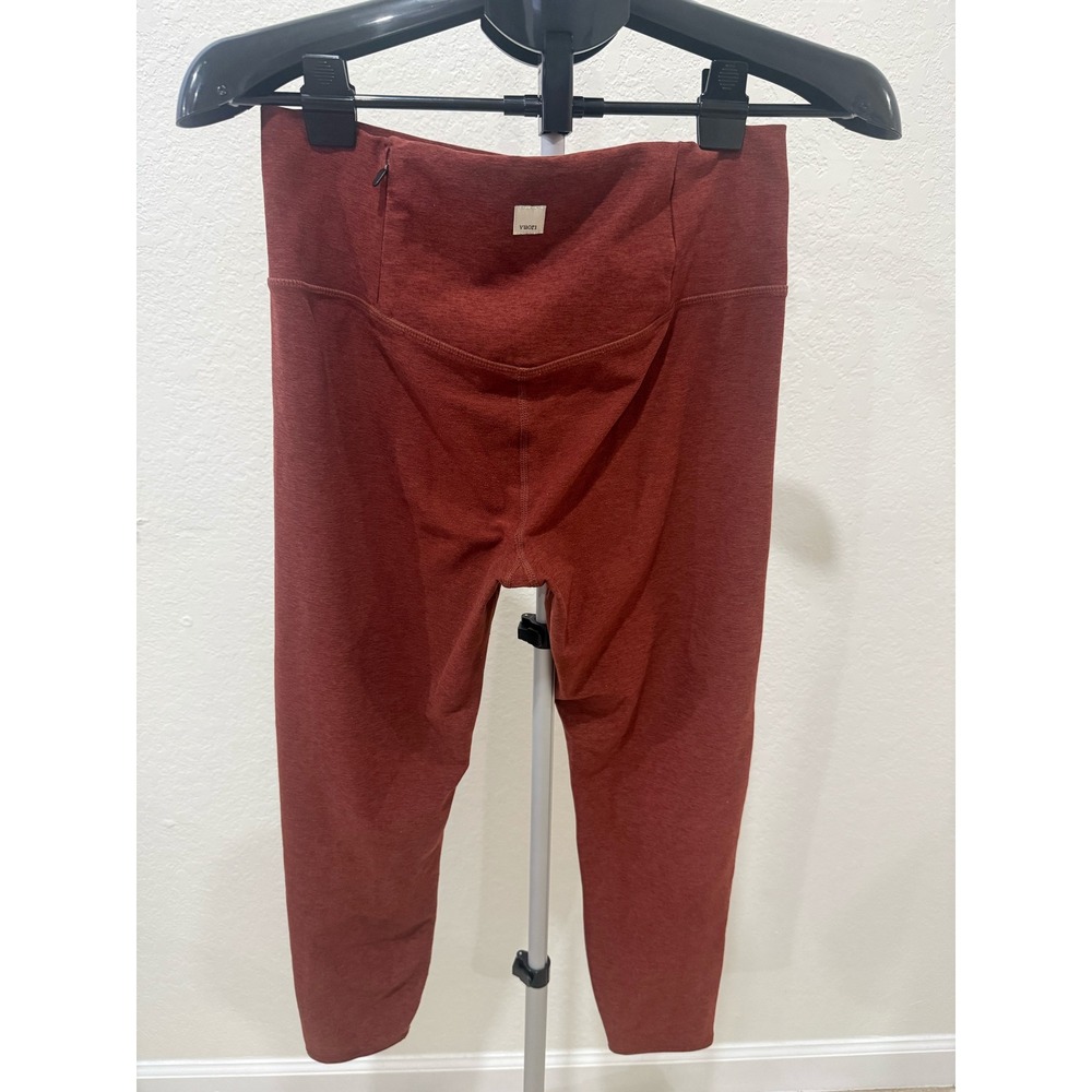 Vuori Clean Elevation Leggings Women's L Rose Heather High Rise‎ Active Yoga - Picture 3 of 5